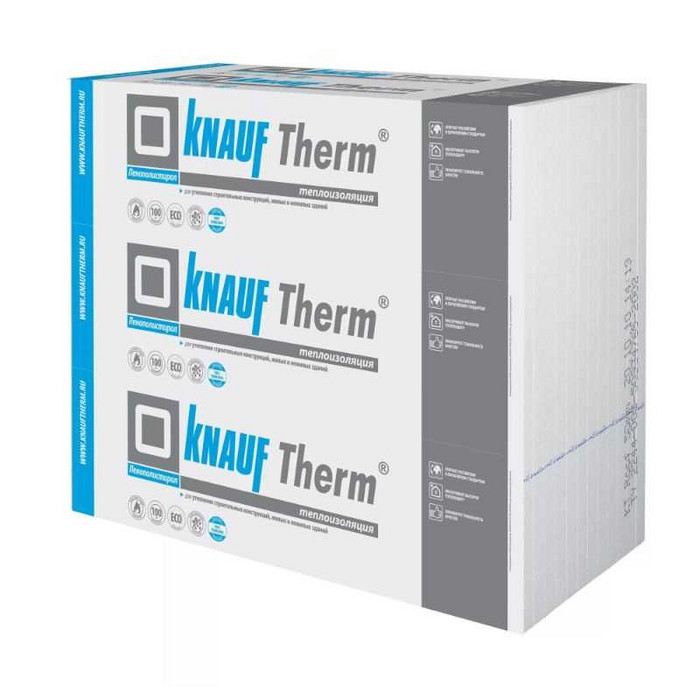 Утеплитель пенополистирол Кнауф Therm 25 Стена PRO 100х1200х1000 100 мм